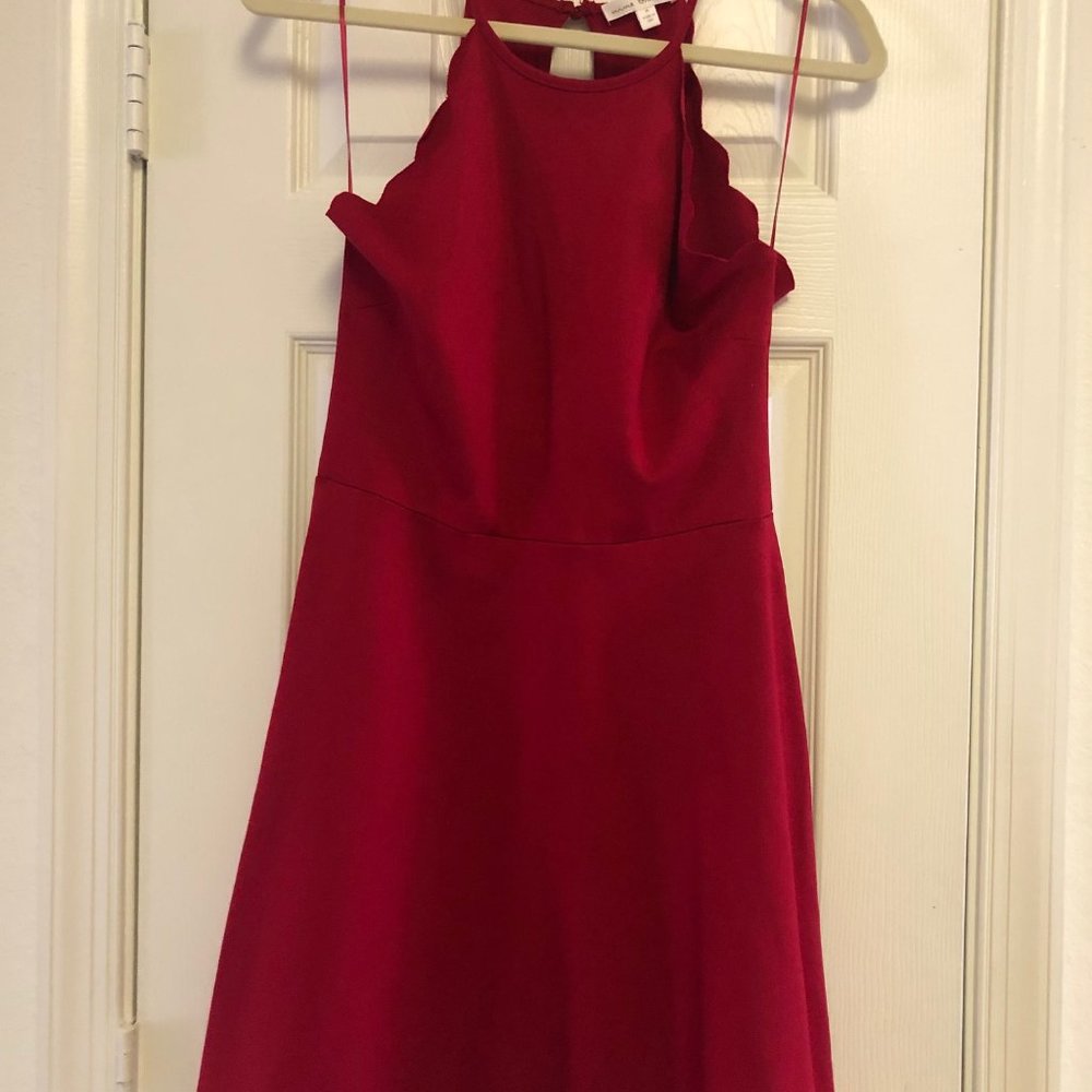 Nine Britton Red Scallop dress- M never worn
